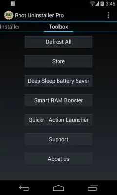 Root Uninstaller android App screenshot 0