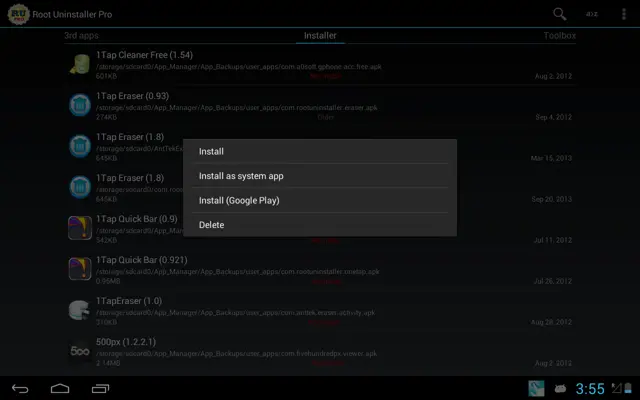 Root Uninstaller android App screenshot 9