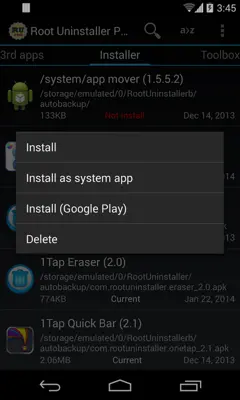 Root Uninstaller android App screenshot 2