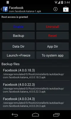 Root Uninstaller android App screenshot 4